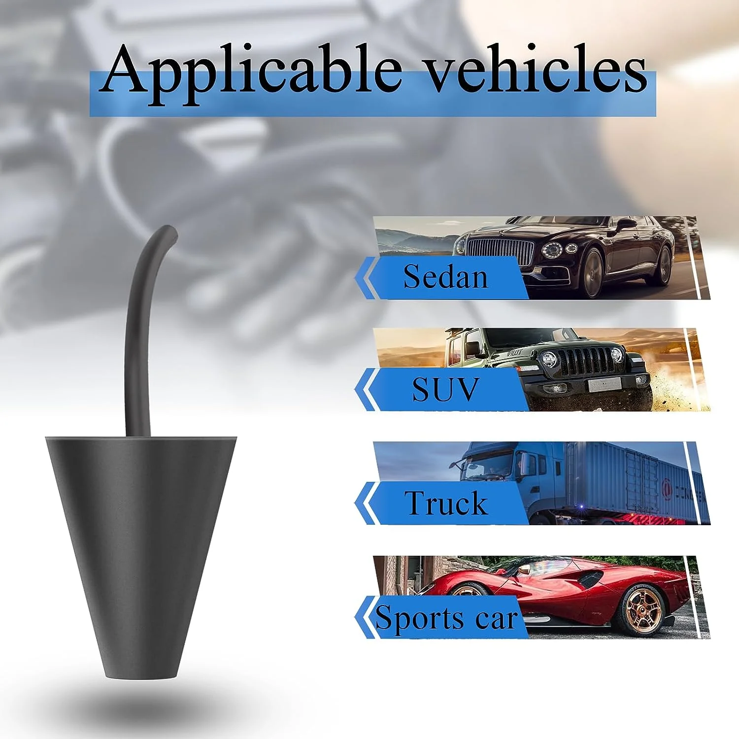 Solar Automotive Smoke Cone Adapter Leak Detection Tool - Ideal for Exhaust and Intake System Diagnostics - Image 4