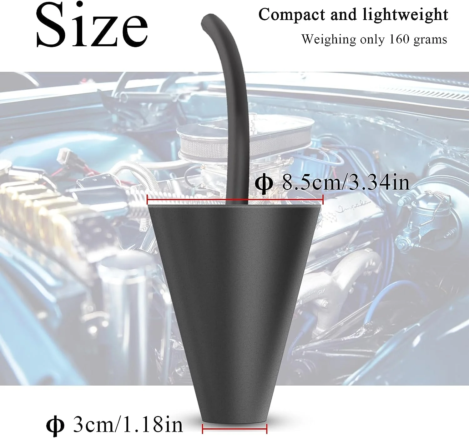 Solar Automotive Smoke Cone Adapter Leak Detection Tool - Ideal for Exhaust and Intake System Diagnostics - Image 5