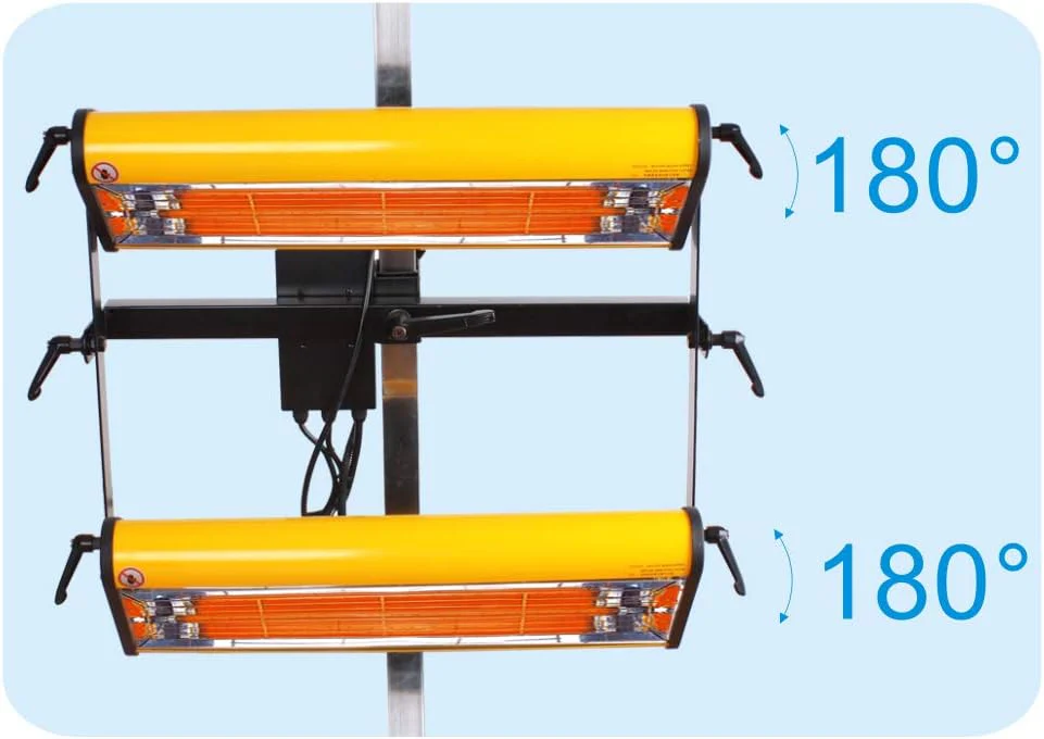 Solary Infrared Paint Curing Lamp for Car Bodywork Paint Repair，2100W 110V - Image 4