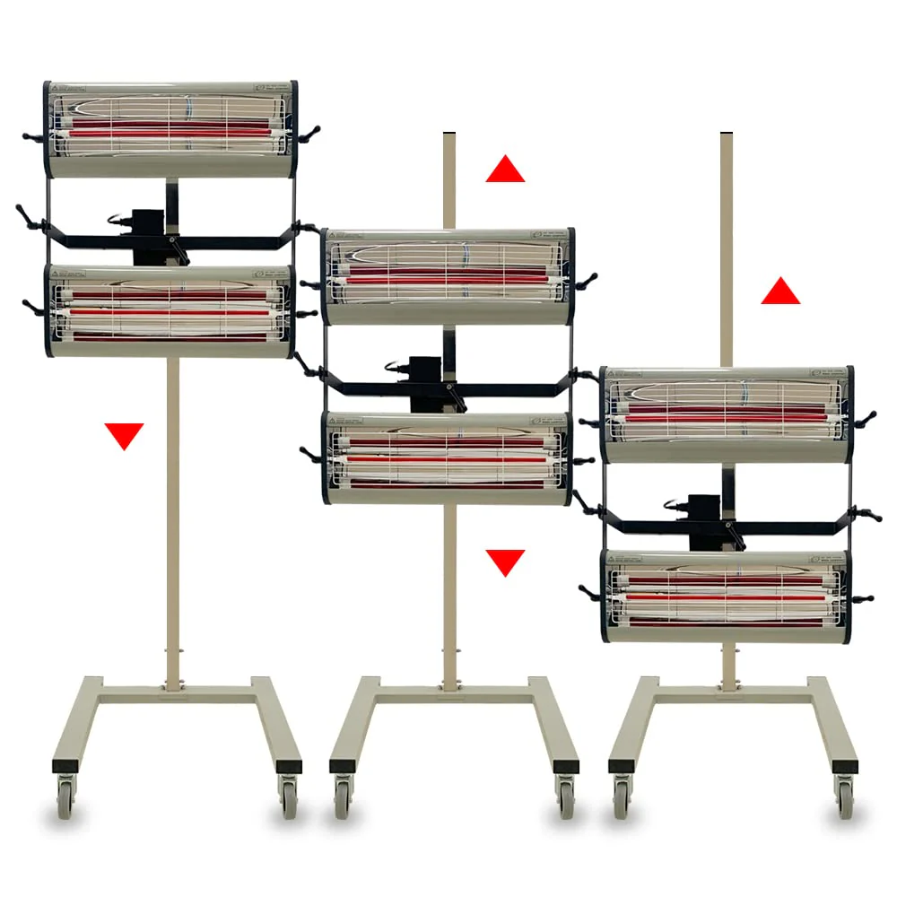 Solary Infrared Paint Curing Lamp, 2100W 110V Short Wave Infrared Paint Heater Lamp,for Bodywork Paint Repair - Image 3