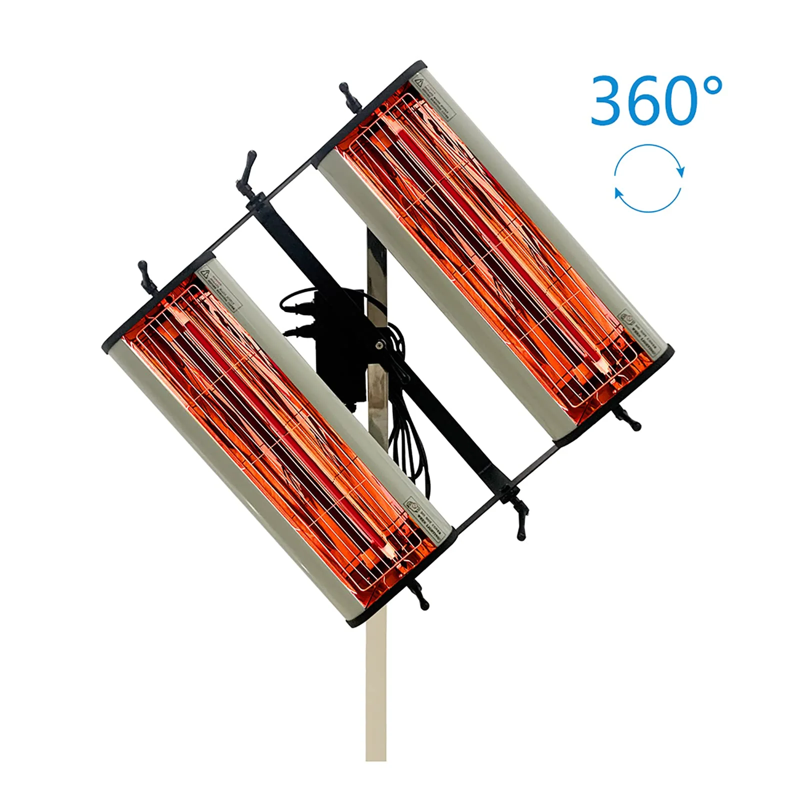 Solary Infrared Paint Curing Lamp, 2100W 110V Short Wave Infrared Paint Heater Lamp,for Bodywork Paint Repair - Image 5