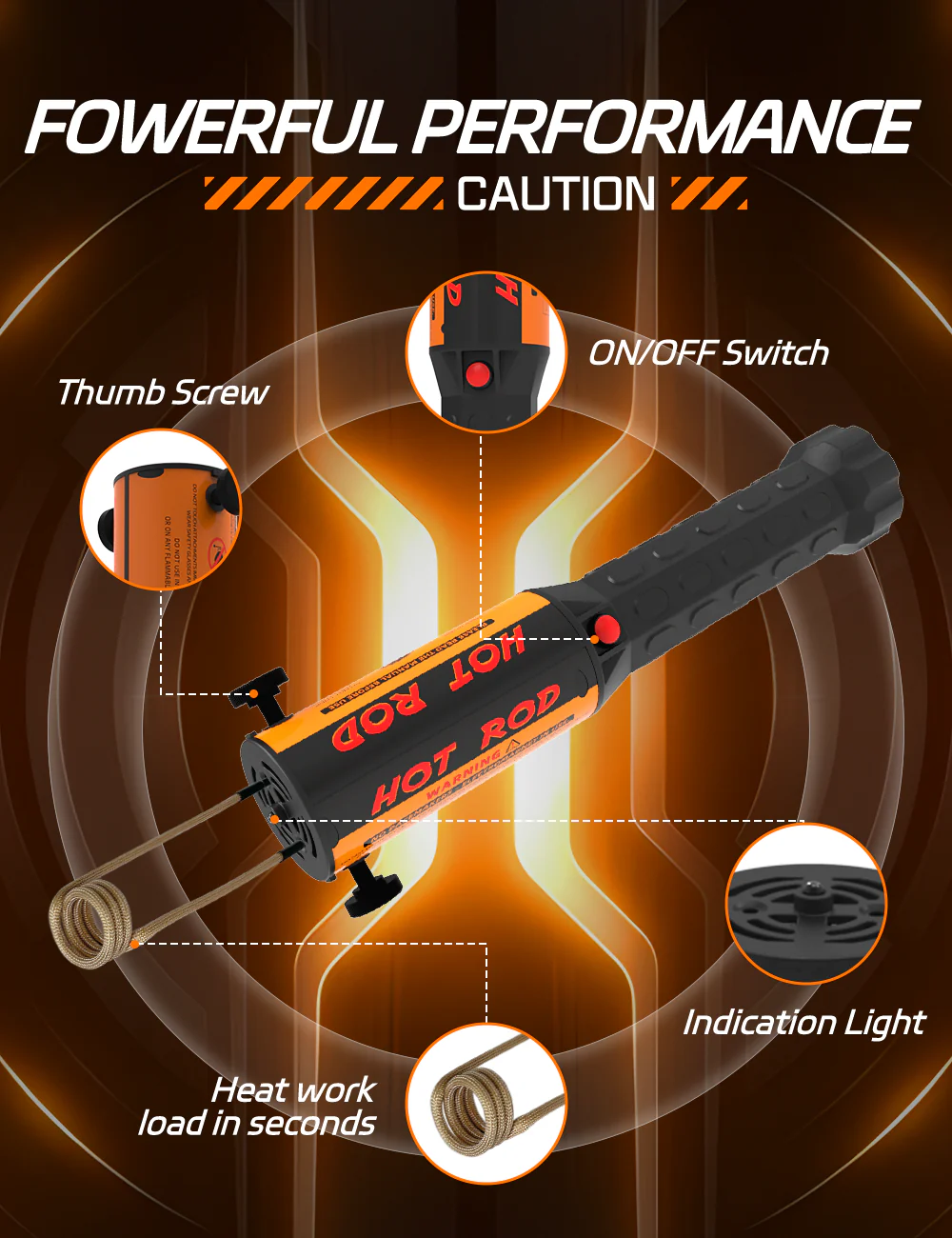 Solary Magnetic Induction Heater Kit – 1200W 110V Automotive Tool for Rusted Bolt & Nut Removal - Image 8