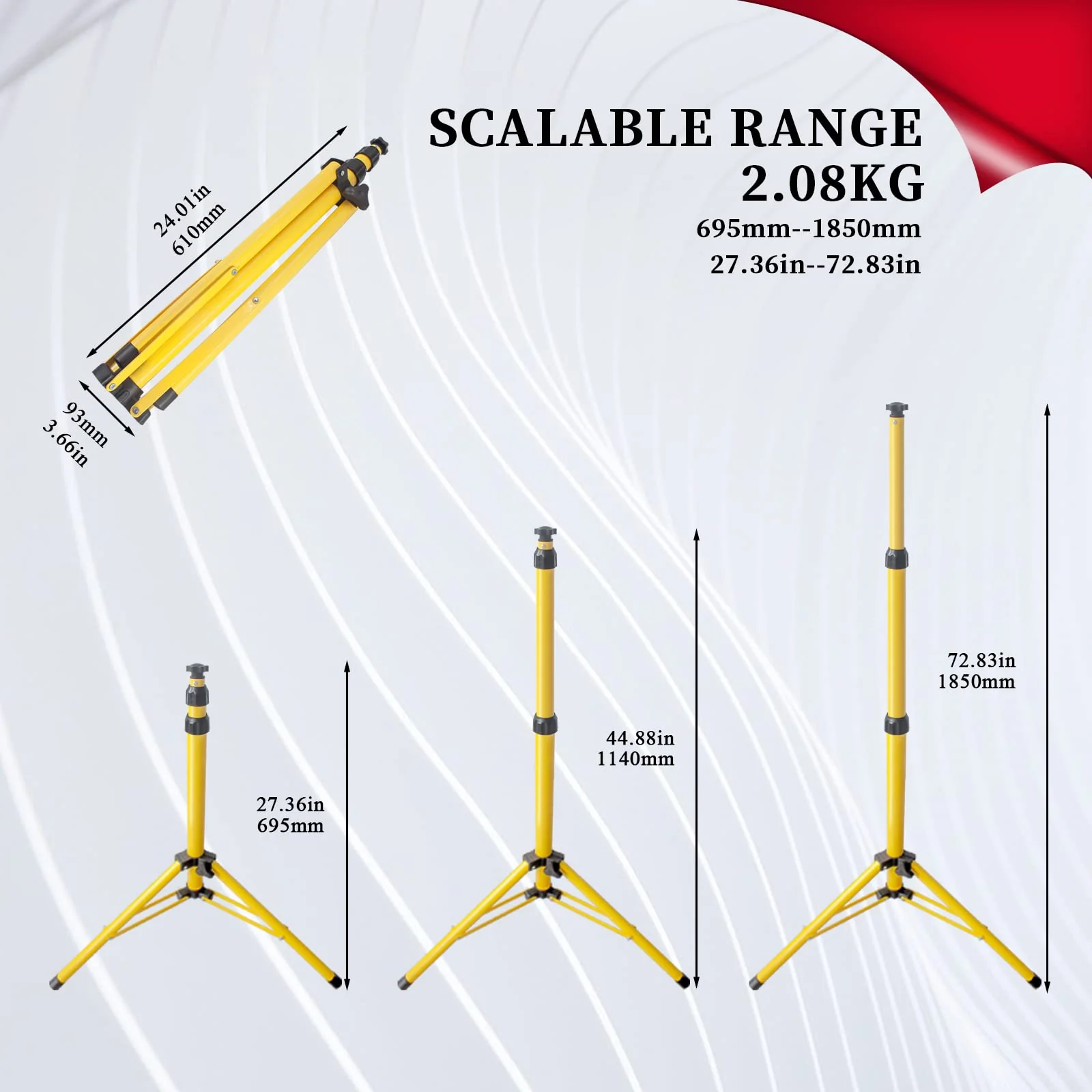 Solary Paint Drying Lamp, 1050W 110V Infrared Paint Curing Lamp with Timer for Car Body Repair - Image 6