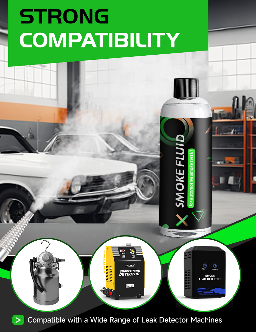 Smoke Liquid Solution for Smoke Machine Automotive Test - 8oz Liquid Smoke for EVAP Smoke Machine Leak Tester - Exhaust, Vacuum, Fuel, Intake - Image 6