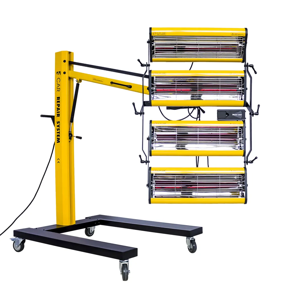 Solary Baking Infrared Paint Curing Lamp - 4KW 220V Short Wave Infrared Heat Lamp for Paint Drying, Auto Film, Body Repair - Image 3