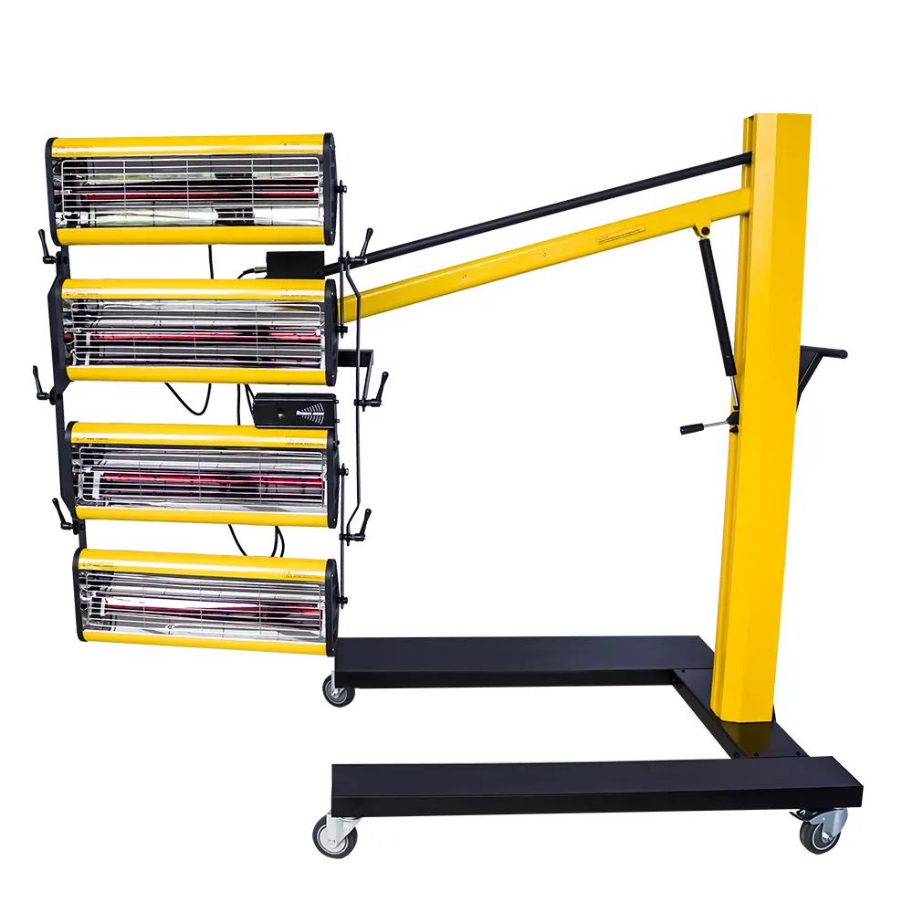 Solary Baking Infrared Paint Curing Lamp - 4KW 220V Short Wave Infrared Heat Lamp for Paint Drying, Auto Film, Body Repair - Image 4