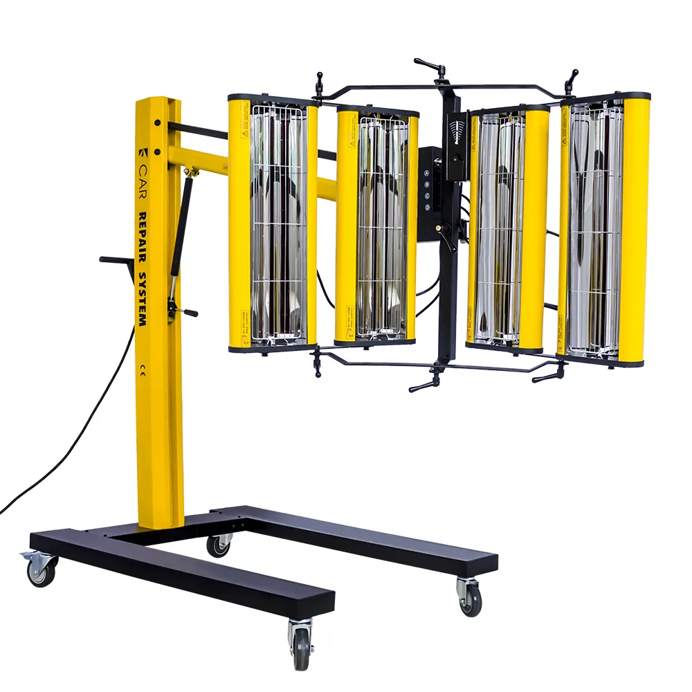 Solary Baking Infrared Paint Curing Lamp - 4KW 220V Short Wave Infrared Heat Lamp for Paint Drying, Auto Film, Body Repair - Image 6